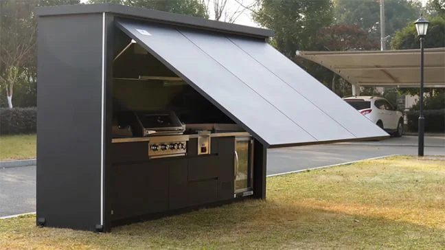 Outdoor modular kitchen by Elev8 Kitchens